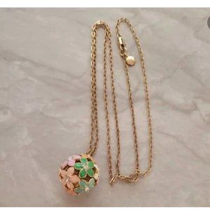 J Crew Floral Daisy Ball Necklace